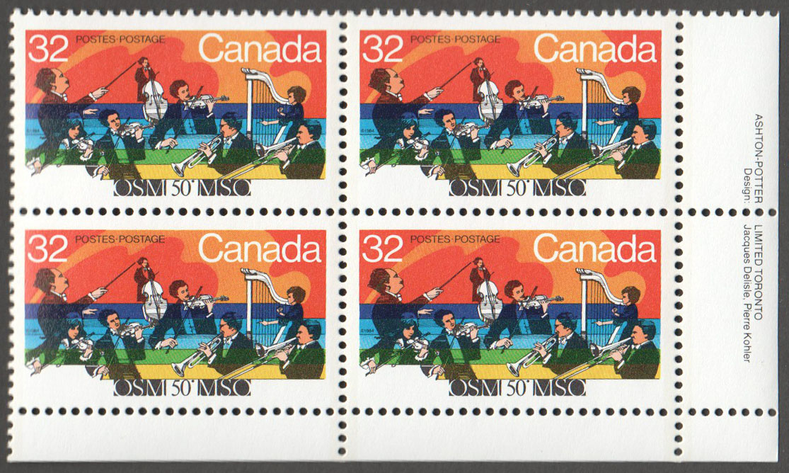 Canada Scott 1010 MNH PB LR (A7-5) - Click Image to Close